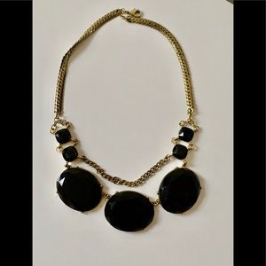 Statement Black necklace
